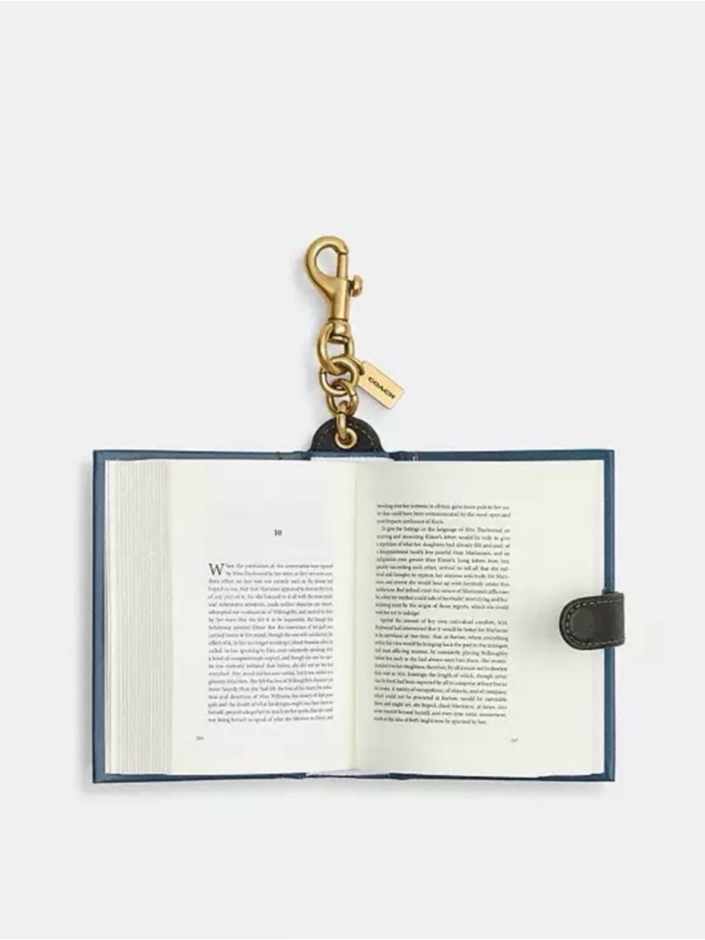 COACH Sense and Sensibility by Jane Austen Book Bag Charm - CFK42 - Picture 9 of 10